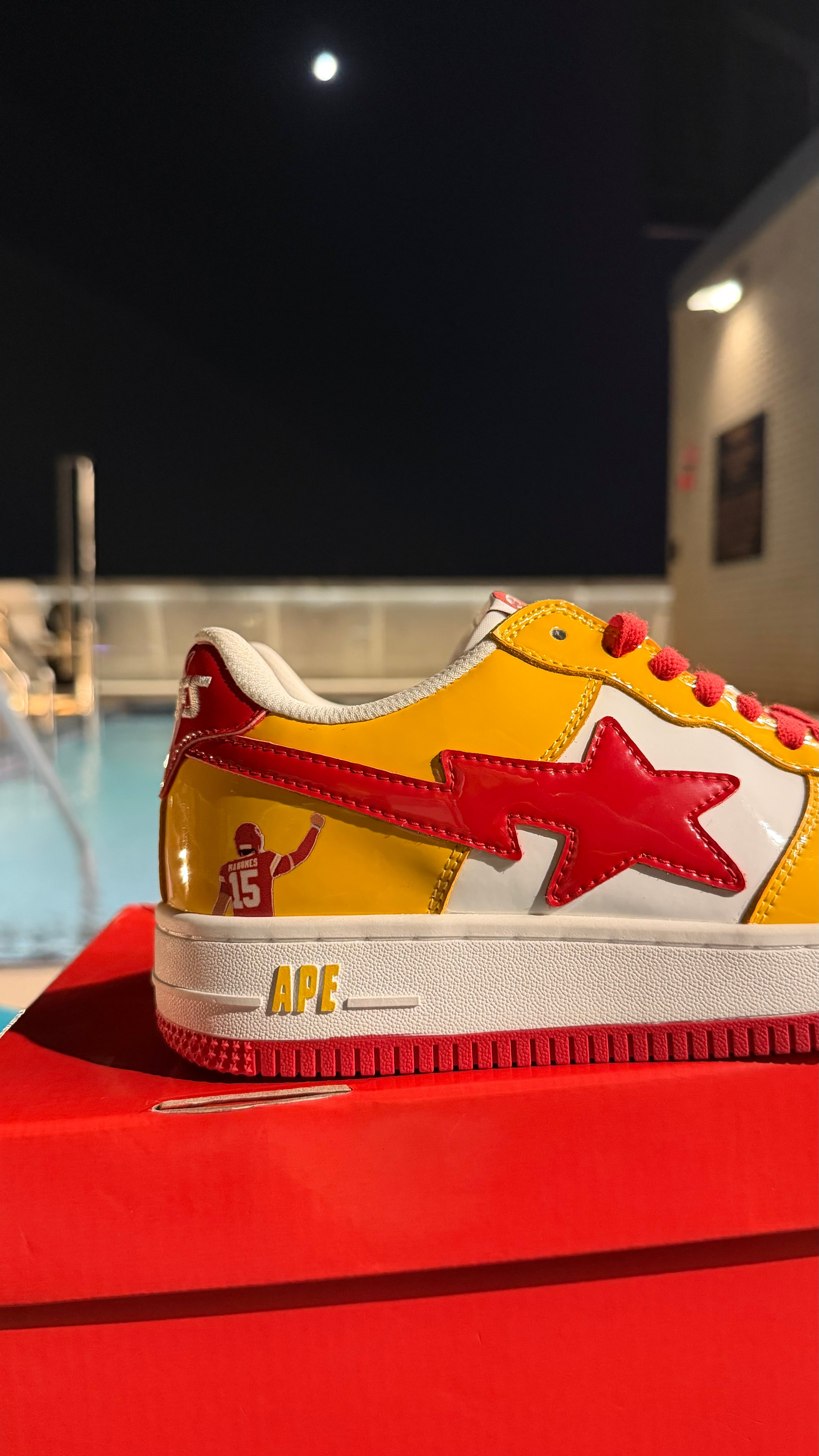 Chiefstaz Custom Kansas City Chiefs Sneakers – Limited Edition Game Day Kicks