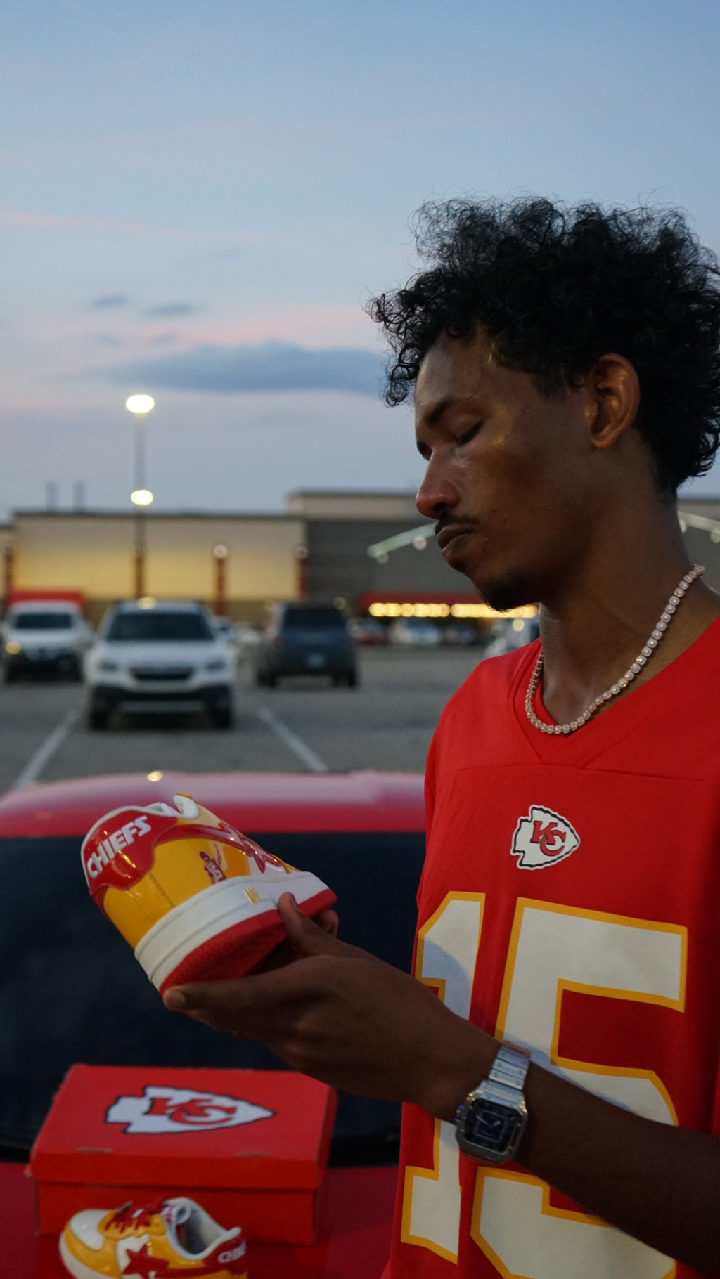 Chiefstaz Custom Kansas City Chiefs Sneakers – Limited Edition Game Day Kicks