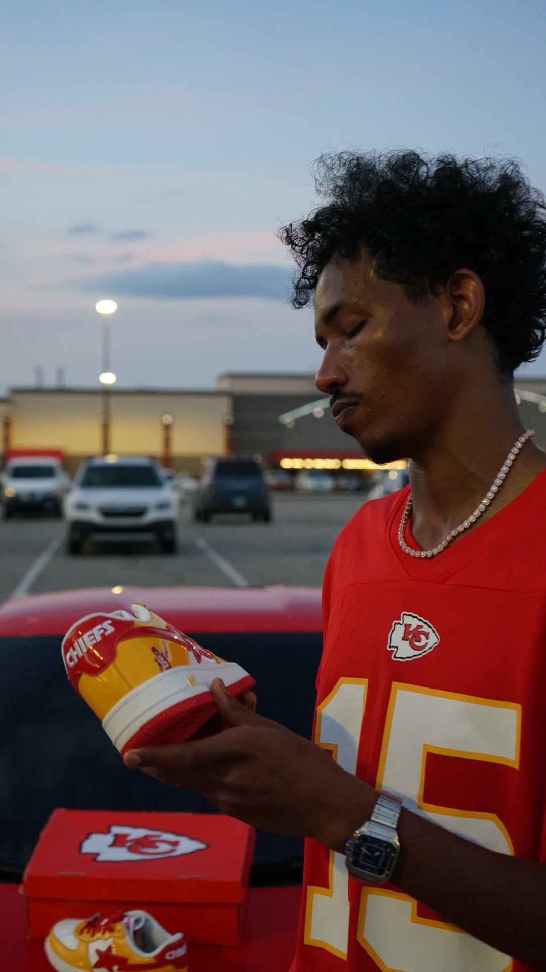 Chiefstaz Custom Kansas City Chiefs Sneakers – Limited Edition Game Day Kicks