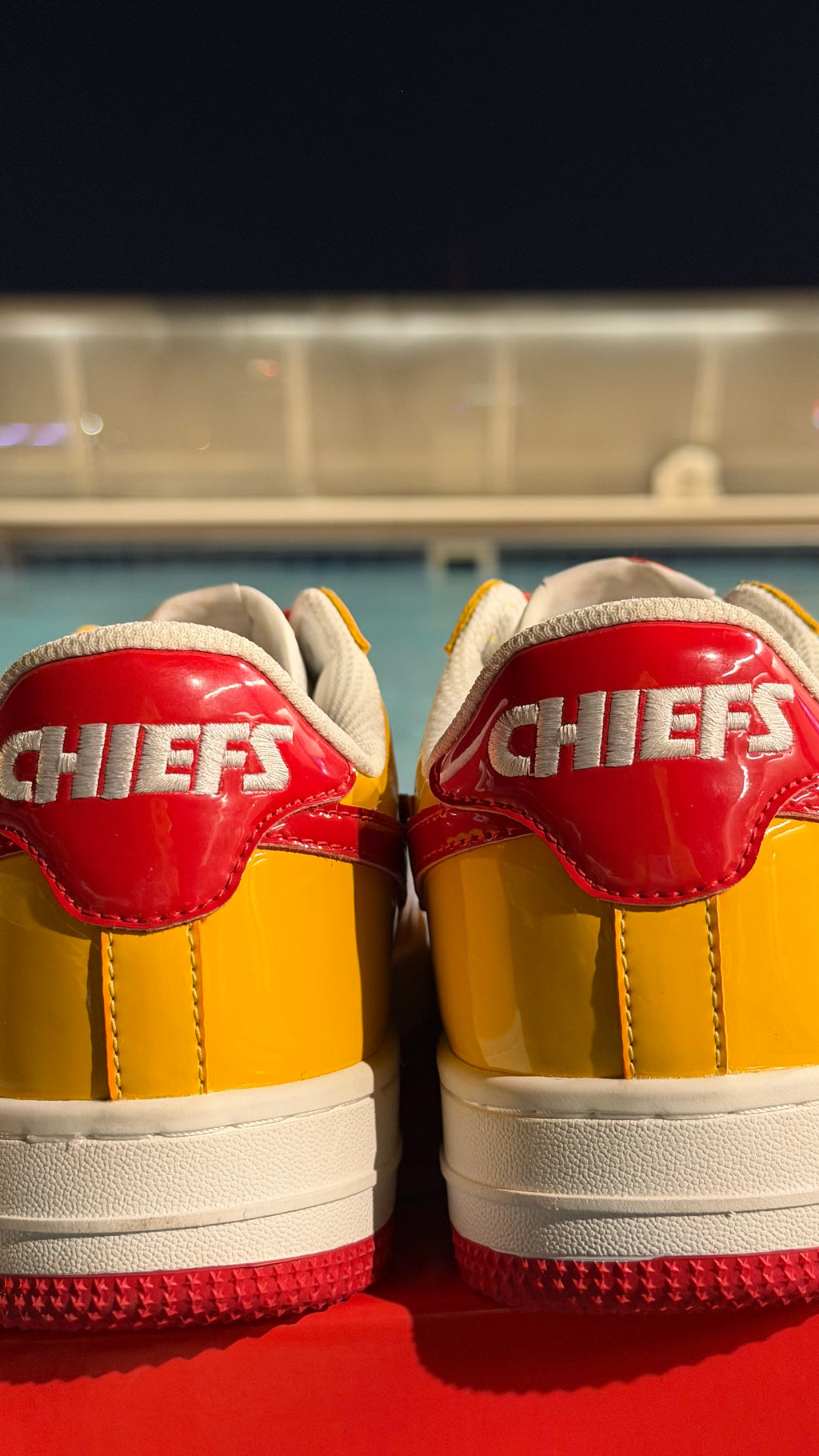 Chiefstaz Custom Kansas City Chiefs Sneakers – Limited Edition Game Day Kicks