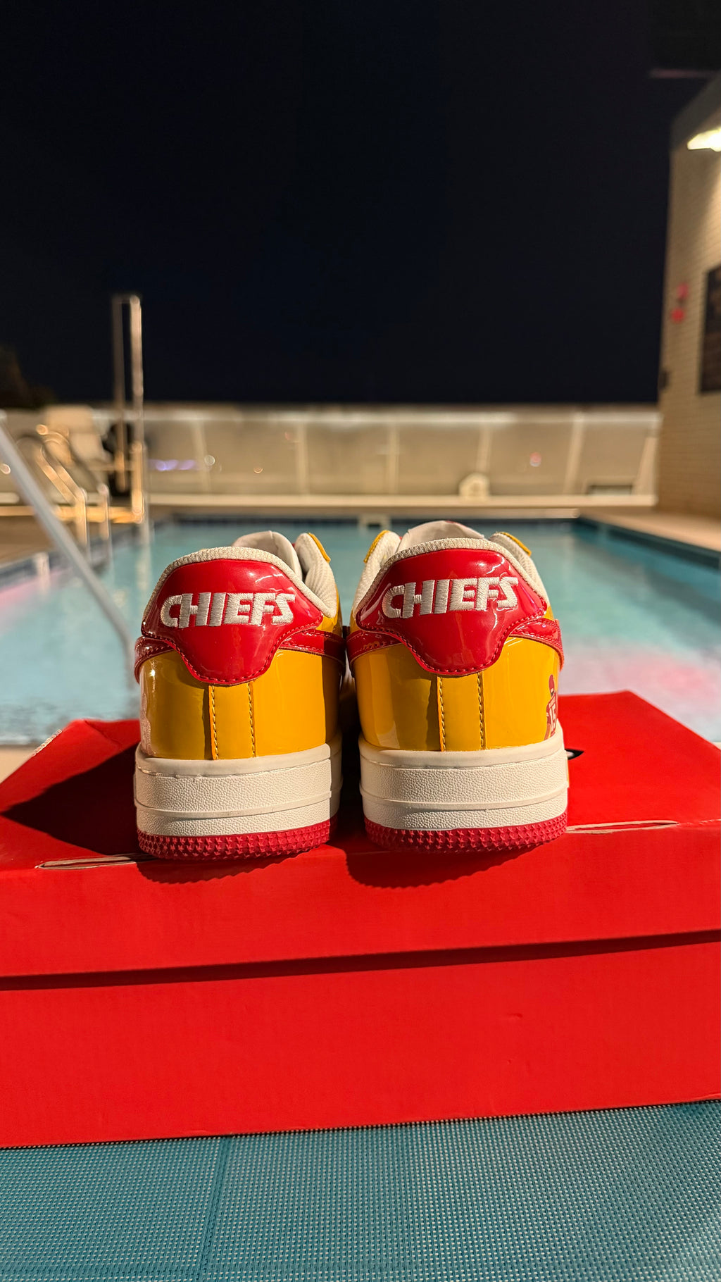 Chiefstaz Custom Kansas City Chiefs Sneakers – Limited Edition Game Day Kicks