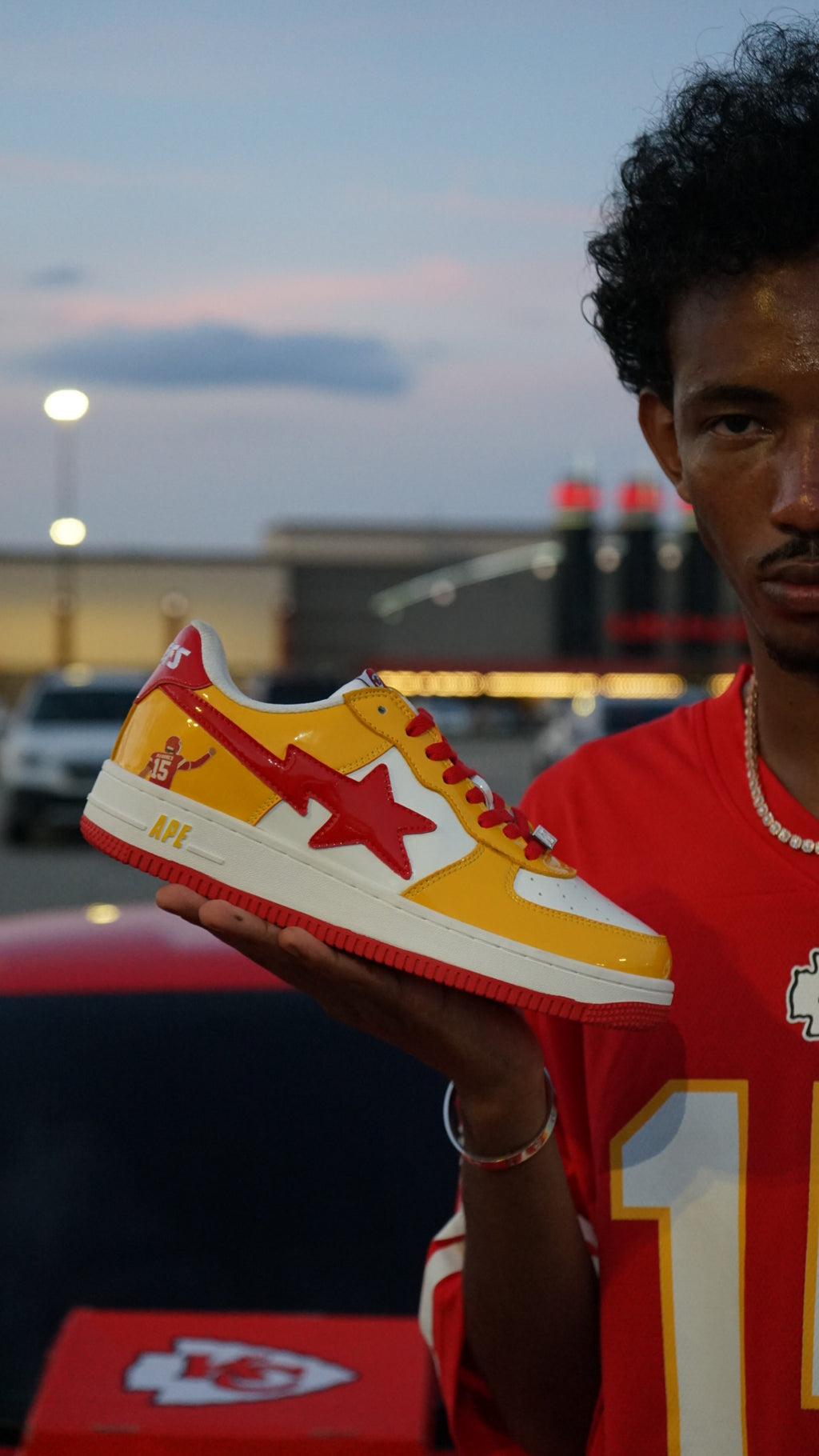 Chiefstaz Custom Kansas City Chiefs Sneakers – Limited Edition Game Day Kicks