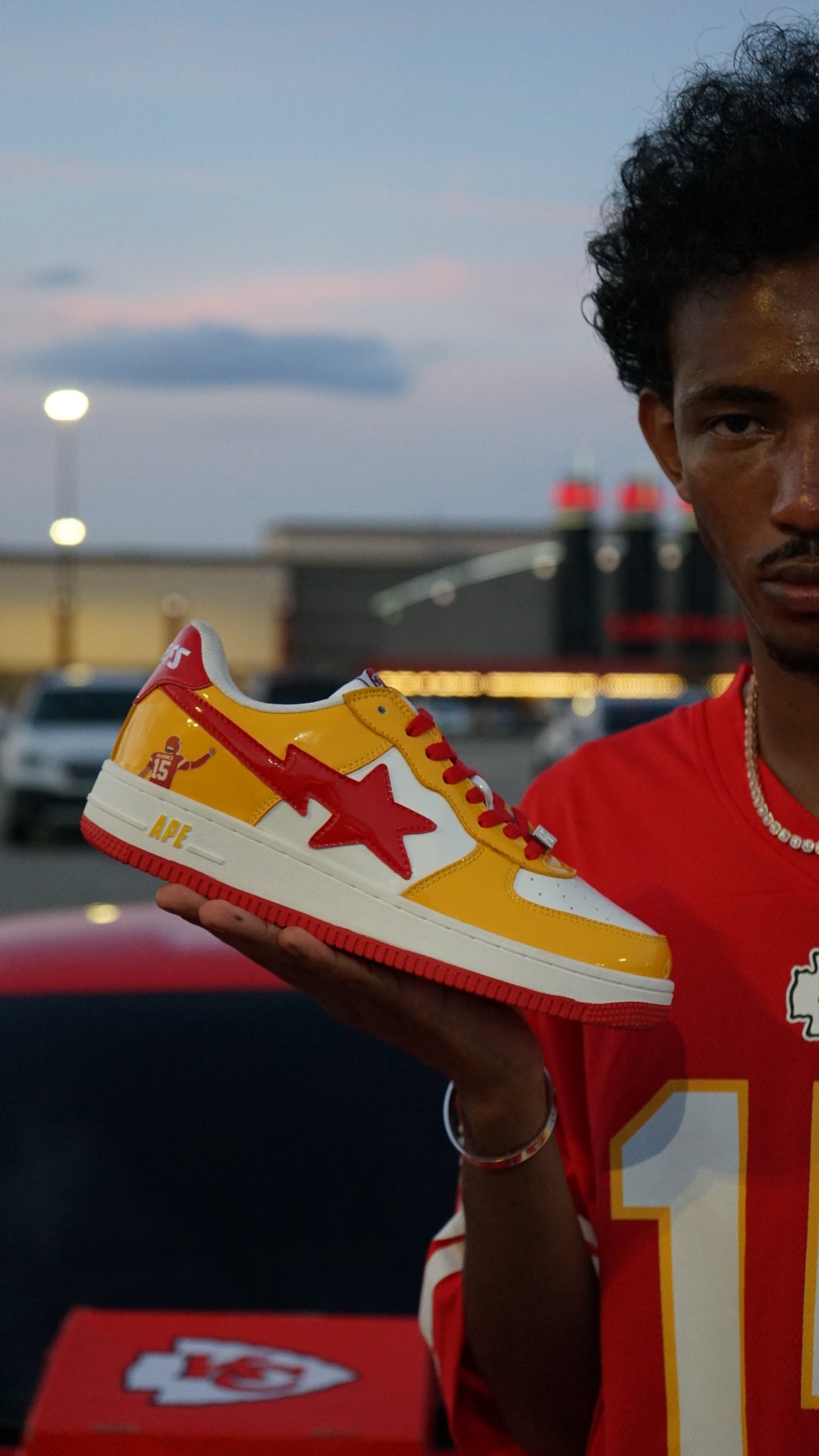Chiefstaz Custom Kansas City Chiefs Sneakers – Limited Edition Game Day Kicks