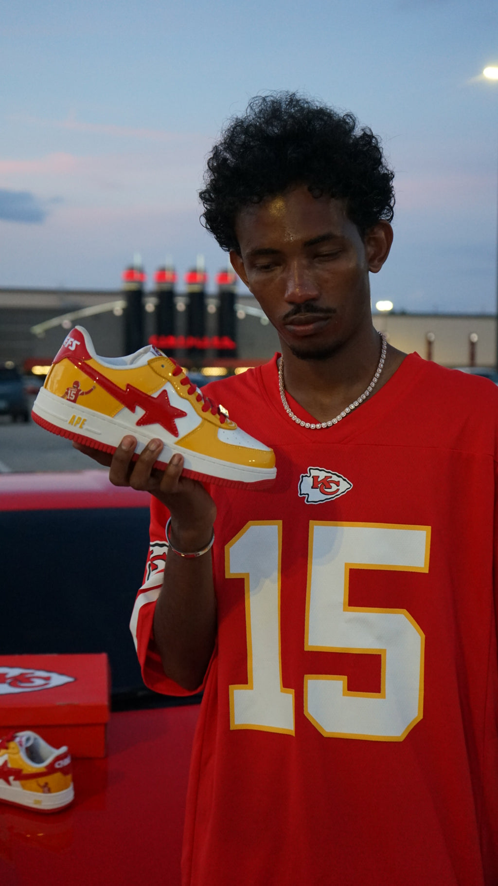 Chiefstaz Custom Kansas City Chiefs Sneakers – Limited Edition Game Day Kicks